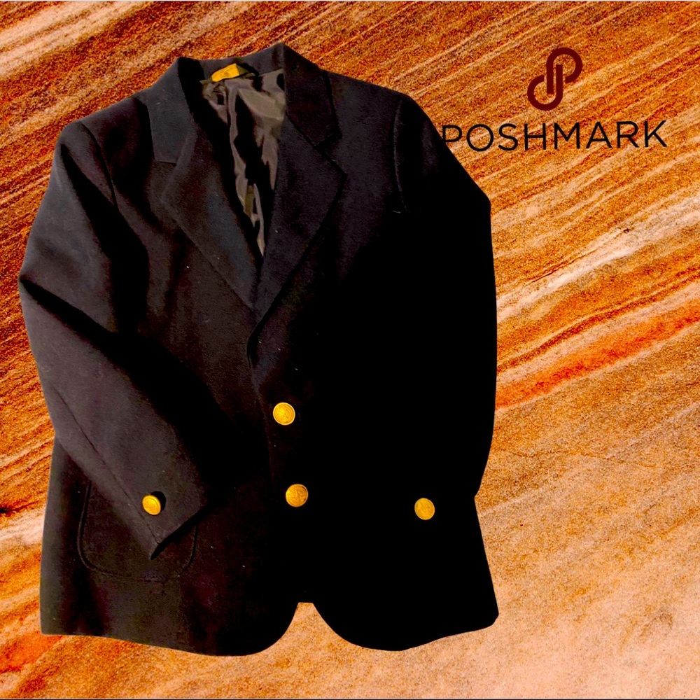 Boys Navy Blazer Size 6R